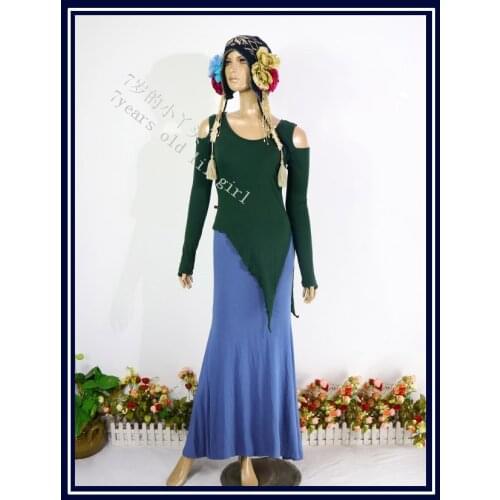 Modal Cotton Belly Dance Top Yoga Wear Tribal Fusion HE1