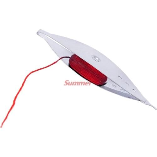 Smart Home 1pc Metal Tatting Shuttle Hand Lace Making Craft Tool For Lace Making Metal Tatting Shuttle Knitting Weaving Tools