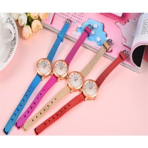 2019 Summer FranceWomens Watches Luxury Famous Brand New Fashion Women Leather Band Analog Wrist Watch Clock