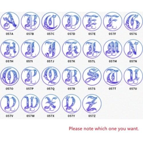 1PC Retro English Alphabet Letter Pattern Wax Seal Stamp HEAD Birthday Vintage Wooden Sealing Scrapbooking Craft Wedding Decor