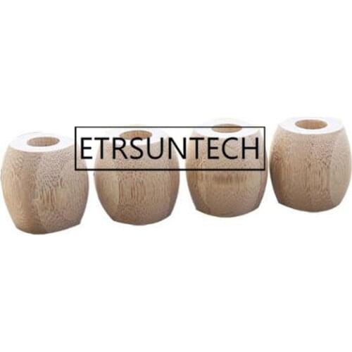 100pcs Natural Bamboo Toothbrush Base Wholesale Environment Bamboo Toothbrush Holder Stand Bathroom Accessories