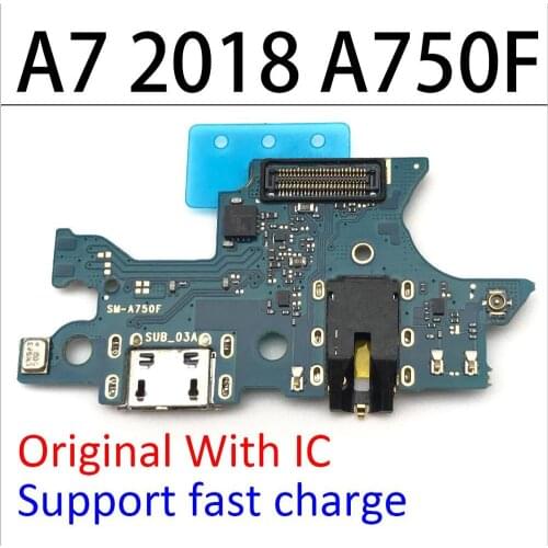 New USB Charger Plug Micro Charger Charging Port Dock Connector Microphone Board Flex Cable For Samsung Galaxy A7 2018 A750