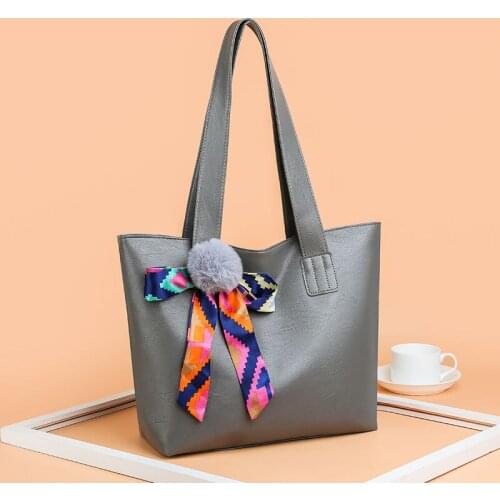 2020 Large Handbag PU Leather Women Shoulder Bags New Designer Ladies Casual Handbags