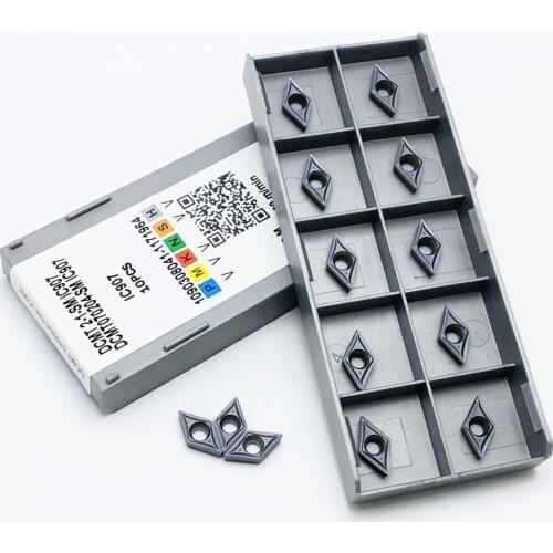 DCMT070204 SM IC907 carbide insert CNC milling cutter DCMT 070204 turning tool