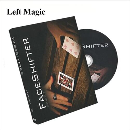 FaceShifter (DVD and Gimmick) Magic Tricks Close Up Stage Magia Card Switch Magie Illusion Mentalism Gimmick Prop Toys for kids