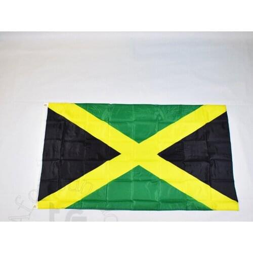 Jamaica jamaican 90*150cm flag Banner 3x5 Foot National flag for meet,Parade,party.Hanging,decoration