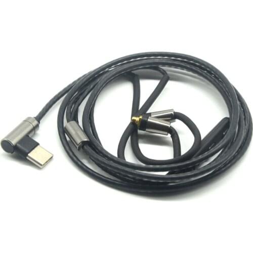 Type-c Interface Replacement Headphone Cable 3.5mm MMCX Audio Cable Earphone Cable for Shure SE215 SE315 SE535 SE846