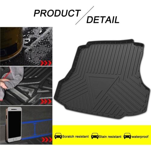 TPE Trunk Mat For Honda Civic 2006 2007 2008 2009 2010 2011 (Not fit for Hybrid model)Custom Rubber 3D Cargo Liner Accessories
