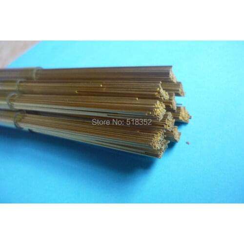 2.4mmx400mm Single Hole Ziyang Brass Electrode Tube for EDM Drilling Machines