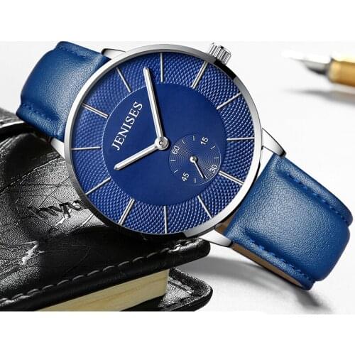 Top Brand Fashion Military Mens Business Minimalist Watches Luxury Ultra Thin Stainless Steel Mesh Band Analog Quartz Watch