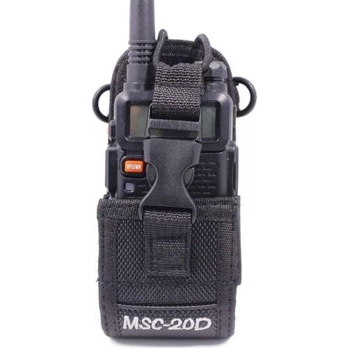 MSC-20D Nylon Multi-Function Pouch Bag Holster Carry Case for BaoFeng UV-5R BF-888S UV-82 TYT Mototrola Walkie Talkies
