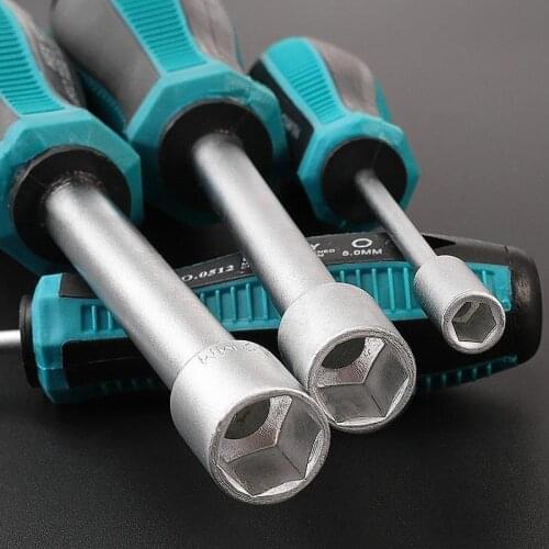 7 Pieces Steel Screwdriver Kit Fast Repair Automotive Tools Portable Hand With Storage Bag Anti Slip Handle Connector