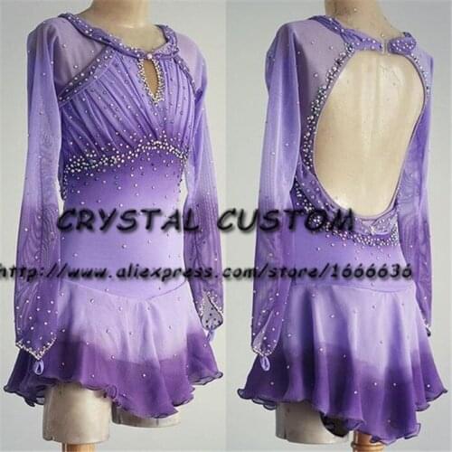 Custom Ice Skating Dresses Graceful New Brand Figure Skating Dresses For Competition DR4222