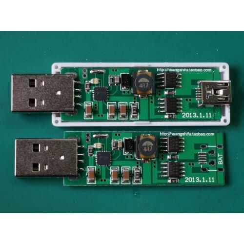 First Creation: USB Input TP5000+ Automatic Polarity Switch Charging Board (including ABS Shell)