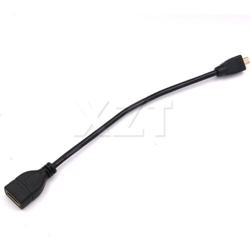 Gold Plated Micro HDMI to HDMI Cable 3D 1080P Male to Female for Phone Tablet HDTV PS3 XBOX Camera GoPro PC Video Converter