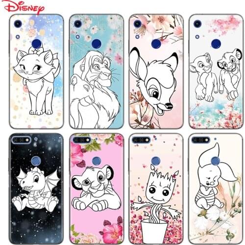 TPU Silicone Cover Disney Cartoon Silhouette For Honor 30i 10i 10X 9X 8X MAX 20 10 9 8 8A 8C 8S Prime 7A Pro Lite Phone Case