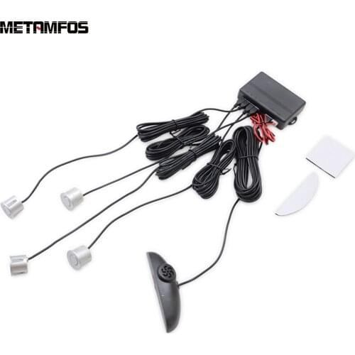 Car Autopark Parking Assistant Sensor With 4 Sensors Reversing Back Up Car Parking Radar Monitor Detecting System LED Display