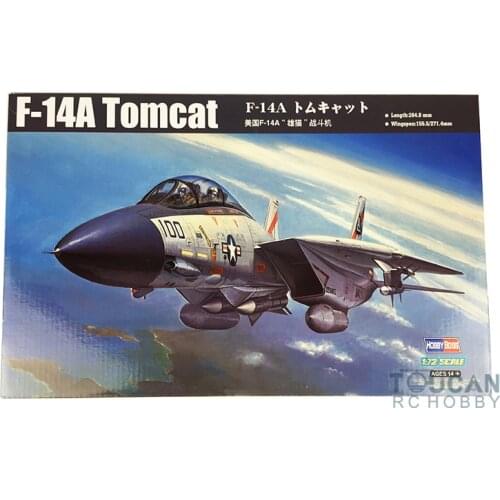 Trumpeter 80276 1/72 Scale Aircraft F-14A Tomcat Fighter Bomber Plane Model Jet TH06223-SMT2