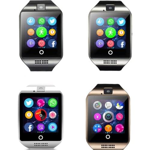 Smart Watch With Camera Q18 Bluetooth Smartwatch support SIM TF Card Fitness Activity Tracker Sport Watch For Android