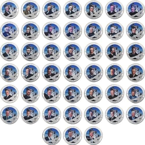 WR 41st US President George H. W. Bush Commemorative Challenge Metal Coin Quality 999.9 Silver Coin for Business Gifts