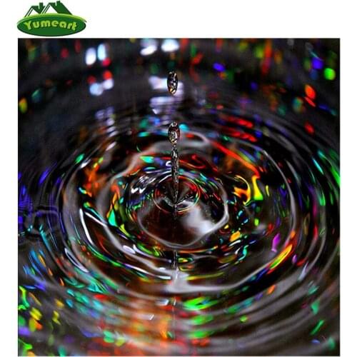 YUMEART 5D Diamond Painting Cross Stitch YHAter Ripples DIY Diamond Embroidery Mosaic Rhinestones Crystals Picture Home Decor