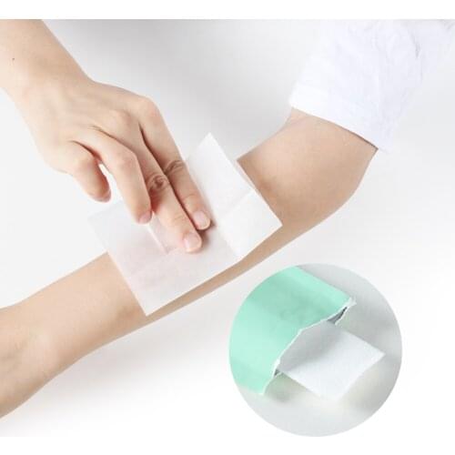 1Pcs Wax Removal Wipe Individually Wrapped Wet Tissue Moisten Wax Oil Cleaning Towelette Wax Strips For Hair Removal Tool