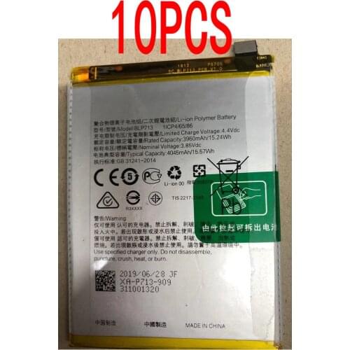 10pcs 15.24WH 4050MAH 3.85V BLP713 battery for OPPO Realme X Lite Mobile phone BATTERY