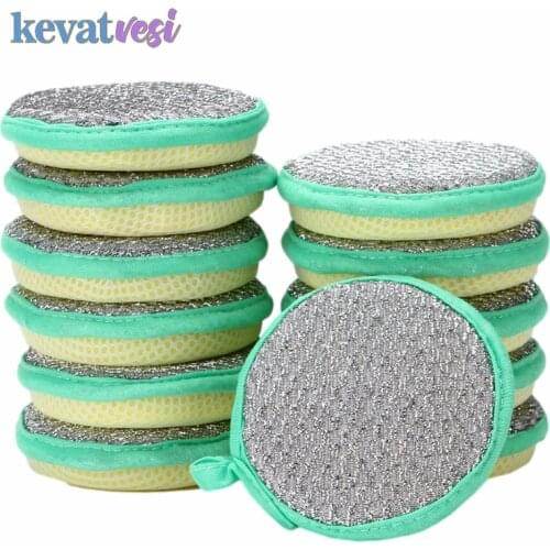 2/5/10pcs Dishwashing Sponge Eraser Kitchen Cleaning Brush Cleaner for Pan Dishes Plates Magic Washing Brush Cleaning Tools