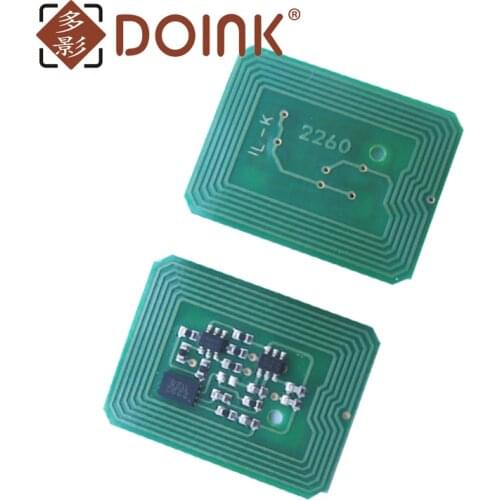 4pcs FOR OKI CHIP C9655 Toner chip Russia version 43837136 43837135 43837134 43837133