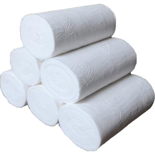 5/10/50 Pack Home Bath Paper Bath Toilet Roll Paper Toilet Paper White Toilet Paper Toilet/Tissue Roll 4Ply Paper Towels Tissue