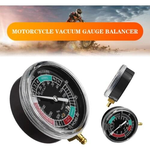 Car Motorcycle Fuel Vacuum Gauge Carburetor Carb Synchronizer Gauge Meter Balancer Gauge Tool Universal