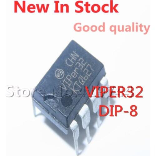 5PCS/LOT 100% Quality VIPER32 VIPER32DIP-E DIP-8 switching power management chip In Stock New Original