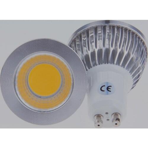 Dimmable GU10 socket COB LED Bulb Light 6W 9W 12W LED Spotlight 110V/220V For Home illumination