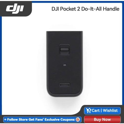 DJI Osmo Pocket 2 Do It All Handle with Wireless Connection Supports External Microphone & Earphones DJI Osmo Pocket 2 Accessor