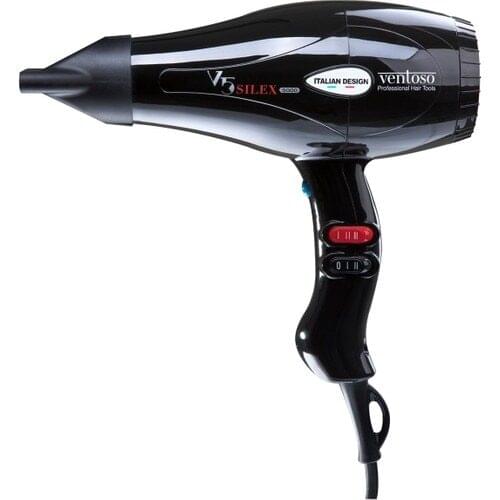 Ventoso V5 Silex5000 Black 2500W 63dB Hairdresser Blow Dryer