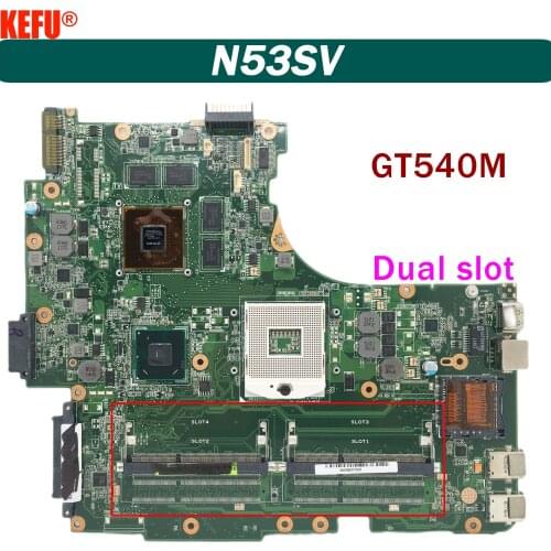 KEFU N53SV original mainboard for ASUS N53SV N53SN N53SM with GT540M Laptop motherboard