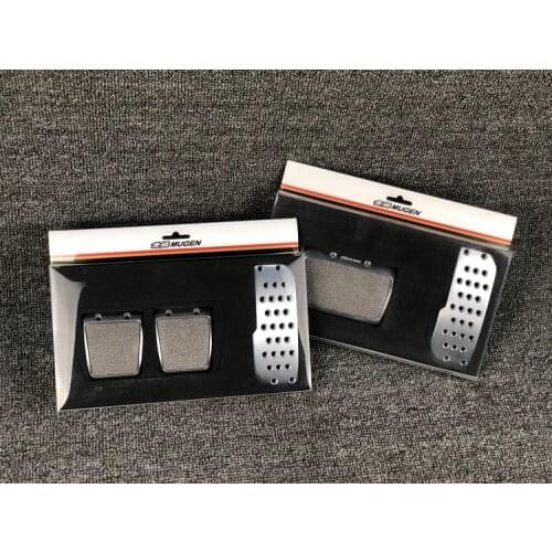 Mugen Pedals Car Foot Rest Accelerator Pedals Brake Pedal Clutch Pedals for Honda Accord Civic CRX Del Sol