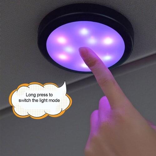 Car Interior LED Light USB Rechargeable Trunk Cargo Area Light12V Bright Wall Light Universal Lamp For Vehicle RV Camping