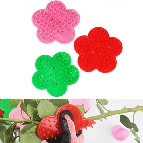1PC Pink Plastic DIY Cut Tool Florist Flower Rose Thorn Stem Leaf Stripper Rose Removing Burr Eco-friendly Garden Tool Green Red