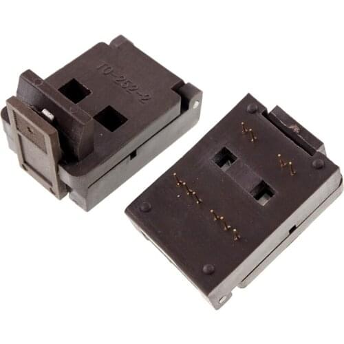 10 pcs Burn In Socket 5 Position TO-252 5 Pin Burn-in Socket Gold Plated TO-252-2 Transistor Aging Test Connector Dual Port