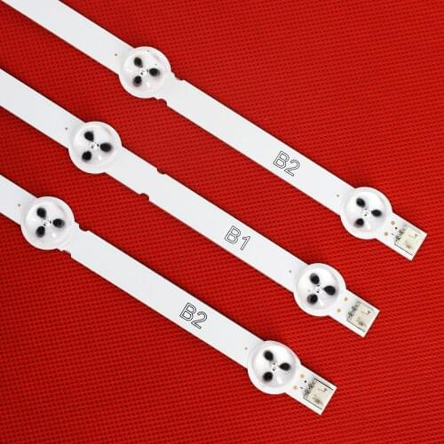 3pcs/set 630mm LED Backlight Lamps Strips 7leds for LG B1 B2-Type V13 6916L-1437A 6916L-1438A 32 inch TV 100% brand New