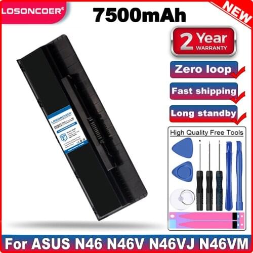 Laptop Battery For Asus N46 N56 N76 N46VJ N46VM N46VZ N56DP N56VJ N56VM N76VJ R500VD N76VZ N76VM A32-N56 6Cell FAST SHIPPING