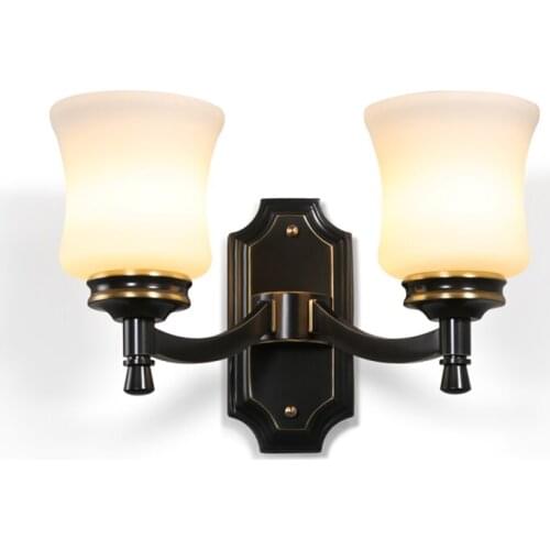 American Retro Loft Living Room Wall Lamps Bedroom Bedside Dining Room Hall European Sconce Wall Lights Decorative Fixtures