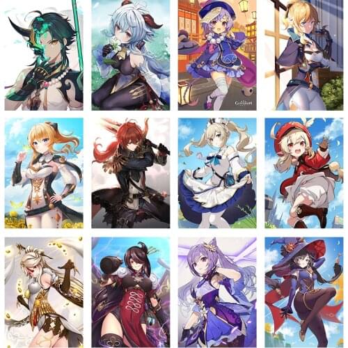 Genshin Impact HD Painting Xiao Game Anime Poster Wall Art Bedroom Dorm Study Room Bar Cafe Home Decor