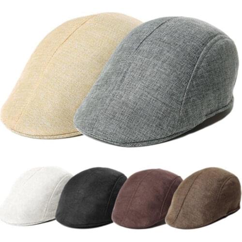 Fashion New berets Men Womens Duckbill Ivy Cap Golf Driving Flat Cabbie Newsboy Beret Hat