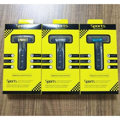 50pcs XT11 Bluetooth earphone Magnetic Wireless Running Sport Earphones BT 4.2 with Mic MP3 earphone For Smartphones