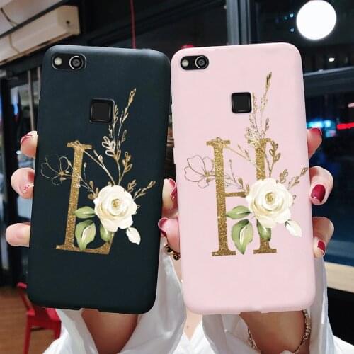 For Huawei P10 lite Cover Case Cute Letters Silicone Soft TPU Shockproof Phone case for huawei P10lite p 10 lite p10 lite cases