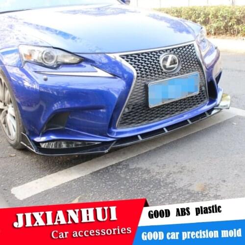 For Lexus IS 250 Body kit spoiler 2015-2016 For IS300 IS350 IS250 Rear lip rear spoiler front Bumper Diffuser Bumpers Protector