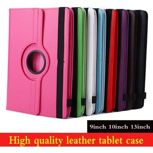 For Xiaomi Android Tablet PC Leather Case Pure Color 13 9 10Inch PU Stand Cover For Samsung universal Tablet Computer Funda case