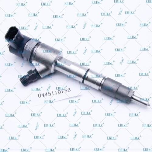 ERIKC Top Quality 0445110756 (0 445 110 756) Common Rail Fuel Injector Assembly 0445 110 756 Auto Engine Diesel Injection Assy